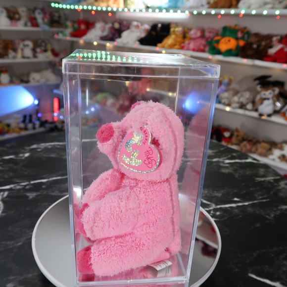 Ty Pinkys Beanie Baby - Silky the Pink Pig | MWMT - New Mint Tags | Rare - Picture 3 of 17